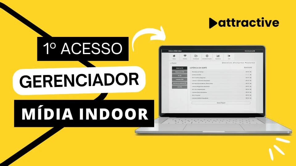 Gerenciador de Mídia Indoor Online